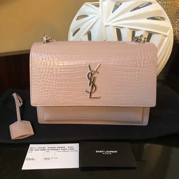 Saint Laurent YSL Sunset Leather Medium Handbag - Picture 9 of 14